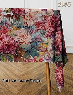 Colourful tablecloth