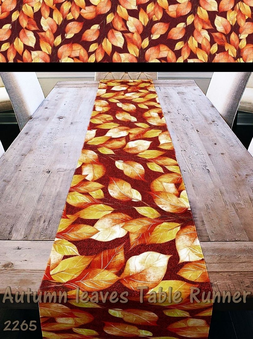 Autumn leaves Table runner