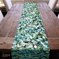 Eucalyptus leaves Table runner