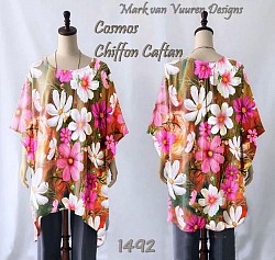 Cosmos chiffon caftan